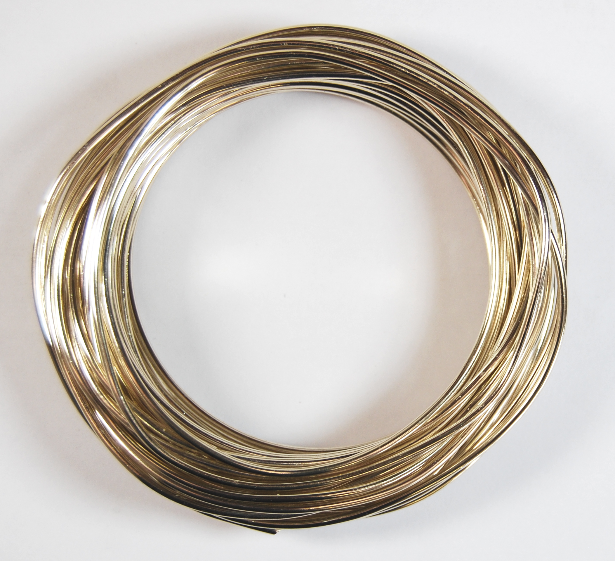 Pack of 1 - Pale Gold 2mm x 10m Aluminium Wire