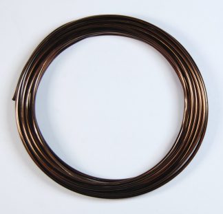 Pack of 1 - Brown 2mm x 5m Aluminium Wire