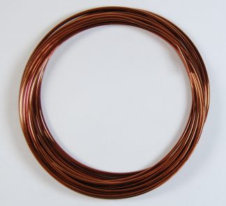 Pack of 1 - Chestnut Brown 2mm x 5m Aluminium Wire