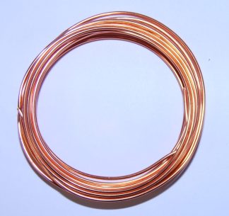 Pack of 1 - Light Copper 2mm x 5m Aluminium Wire