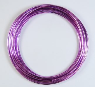 Pack of 1 - Lilac 2mm x 5m Aluminium Wire