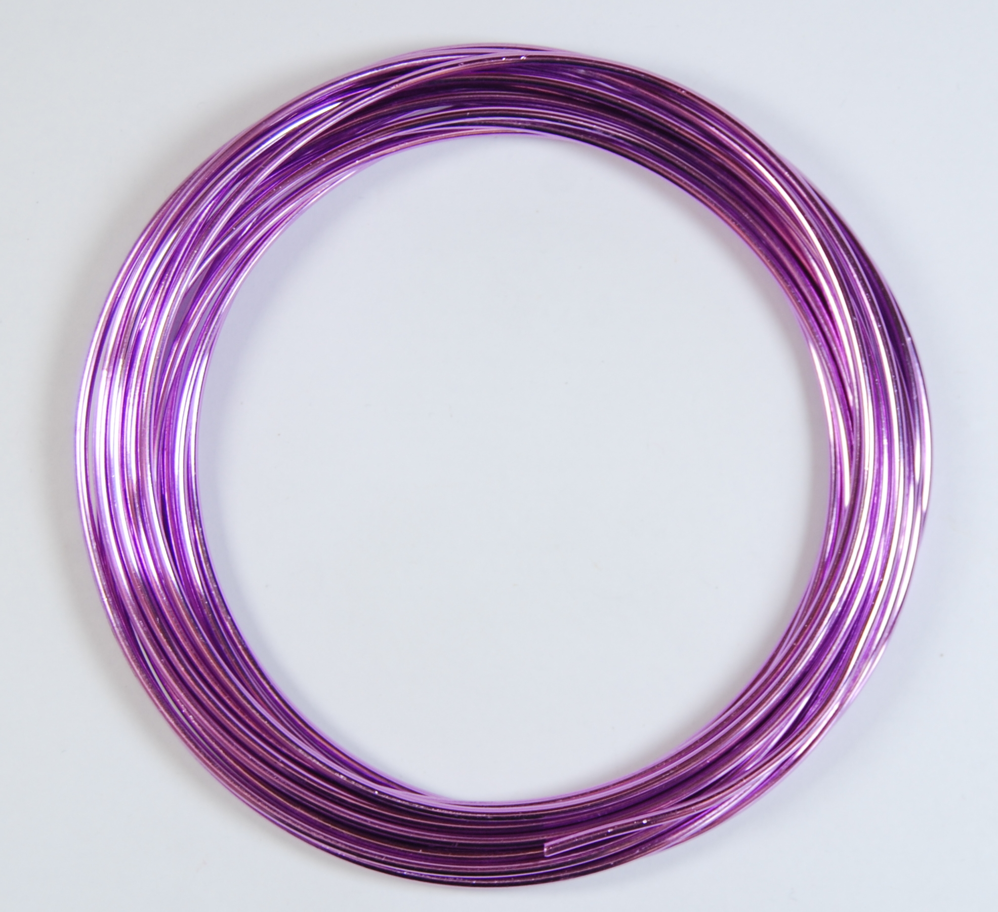 Pack of 1 - Lilac 2mm x 5m Aluminium Wire