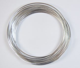 Pack of 1 - Silver 2mm x 5m Aluminium Wire
