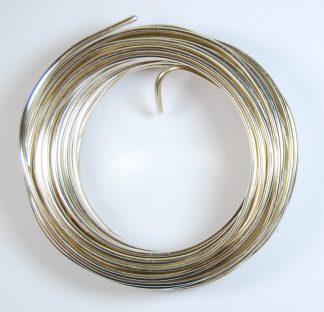 Pack of 1 - Pale Gold 3mm x 10m Aluminium Wire