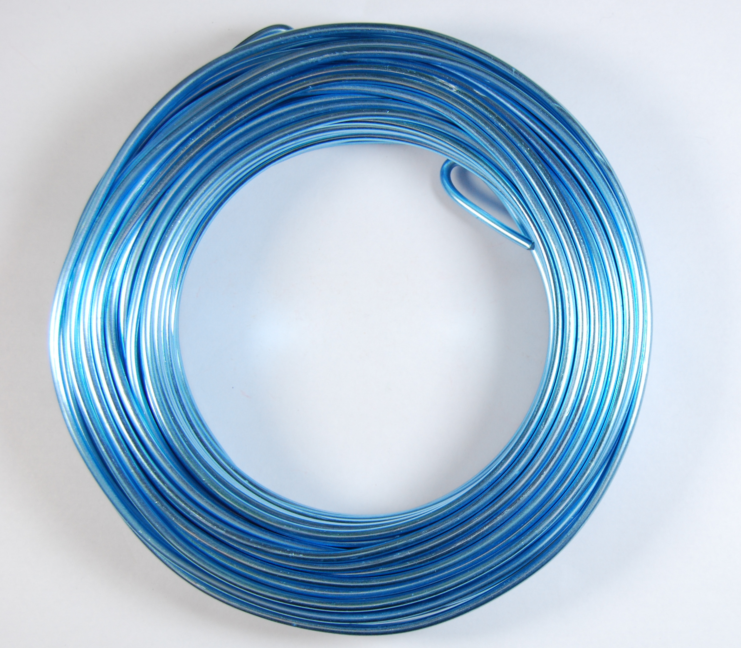 Pack of 1 - Light Steel Blue 3mm x 50m Aluminium Wire