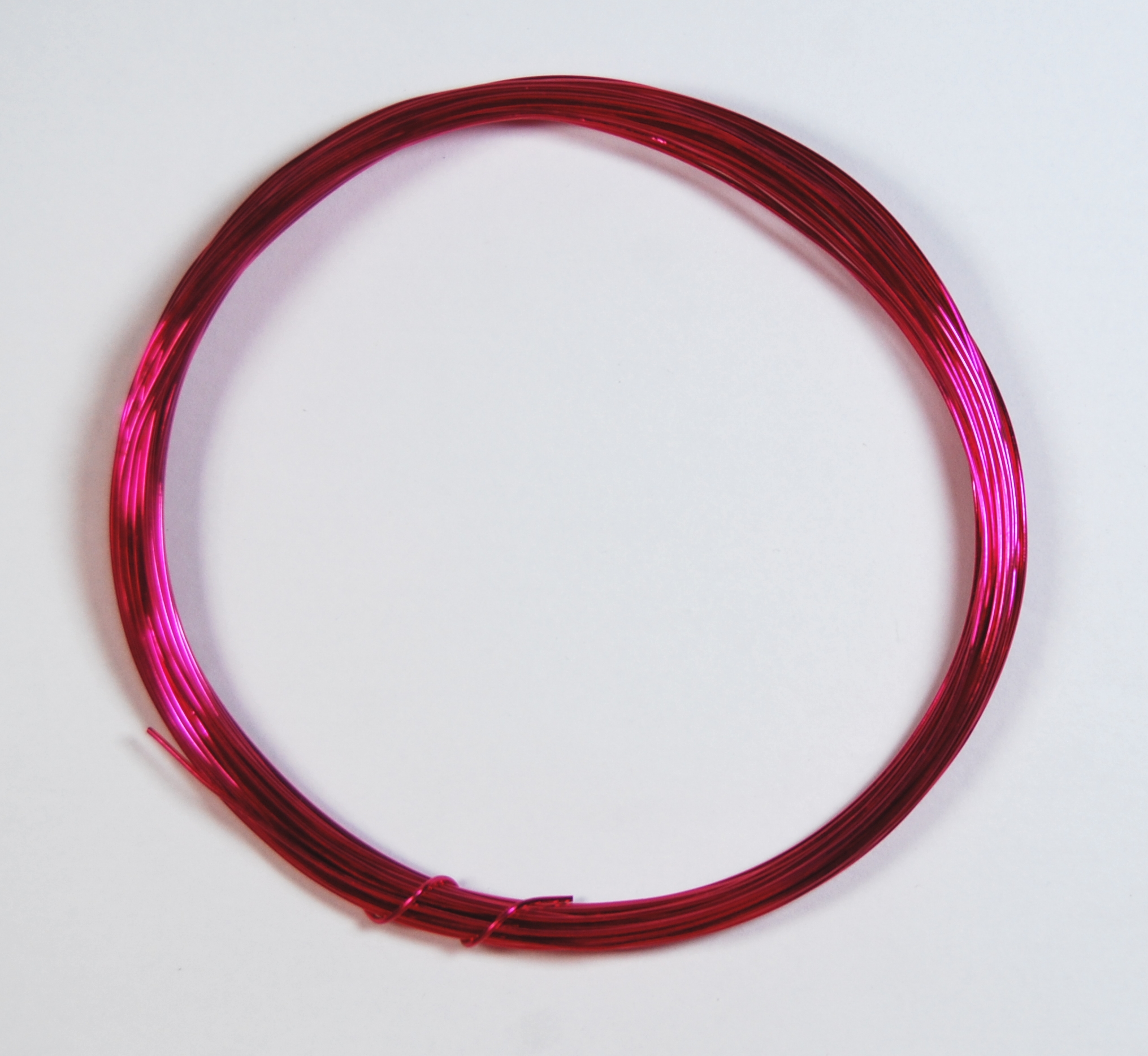 Pack of 1 - Cerise 0.8mm x 10m Aluminium Wire