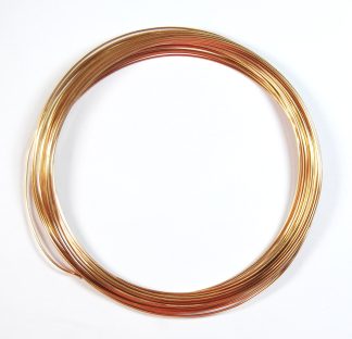 Pack of 1 - Champagne Yellow 0.8mm x 20m Aluminium Wire