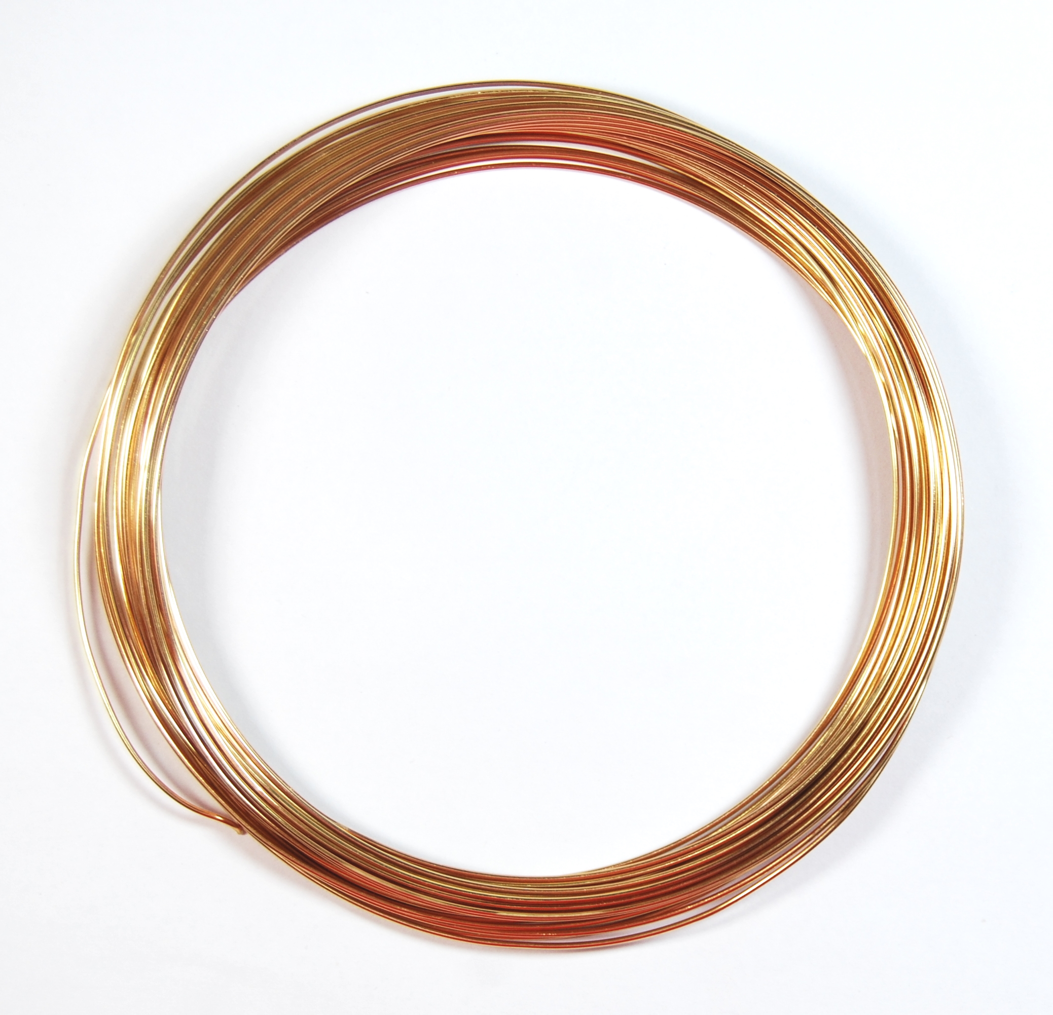 Pack of 1 - Champagne Yellow 0.8mm x 10m Aluminium Wire