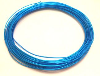 Pack of 1 - Dodger Blue 0.8mm x 10m Aluminium Wire