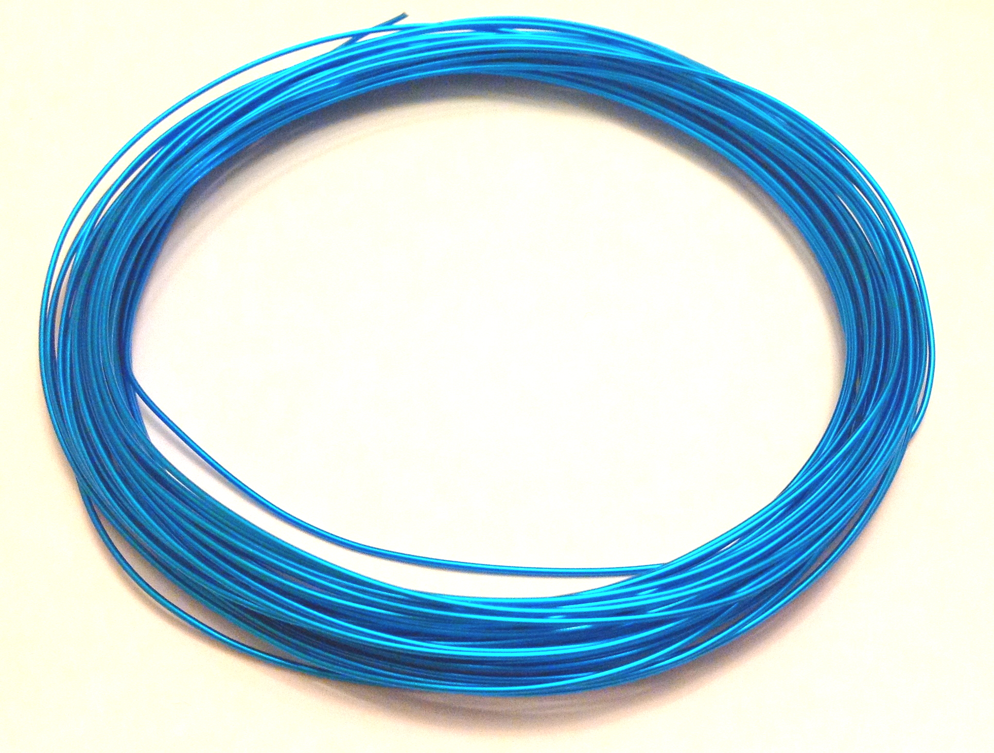 Pack of 1 - Dodger Blue 0.8mm x 10m Aluminium Wire