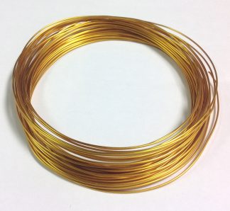 Pack of 1 - Golden Rod 0.8mm x 10m Aluminium Wire