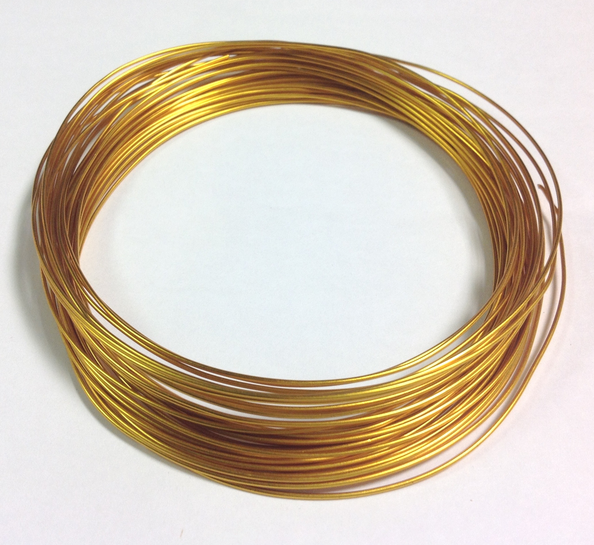 Pack of 1 - Golden Rod 0.8mm x 10m Aluminium Wire