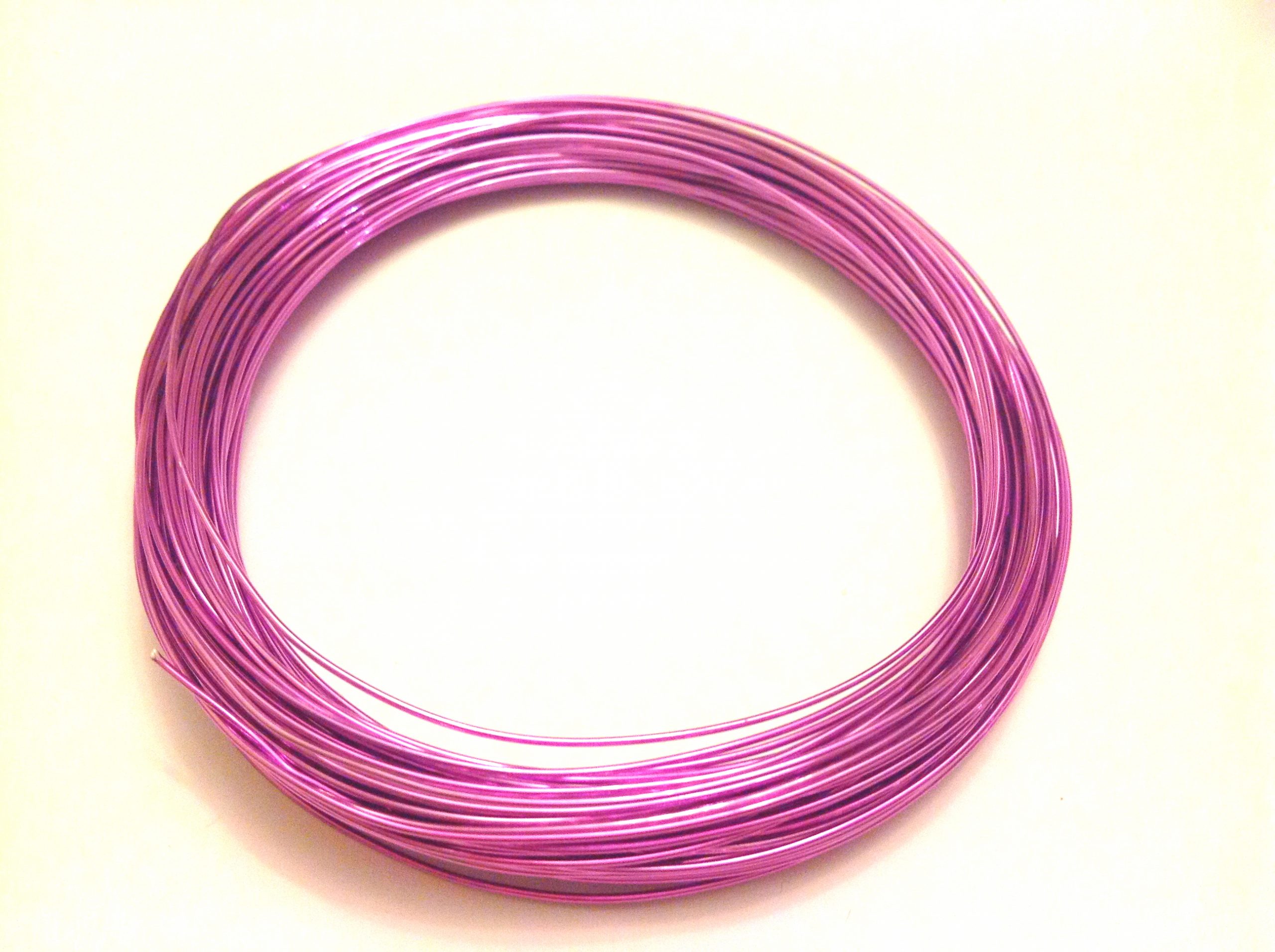 Pack of 1 - Lilac 0.8mm x 10m Aluminium Wire