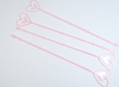 Pink Heart Florist Card Holders celloexpress