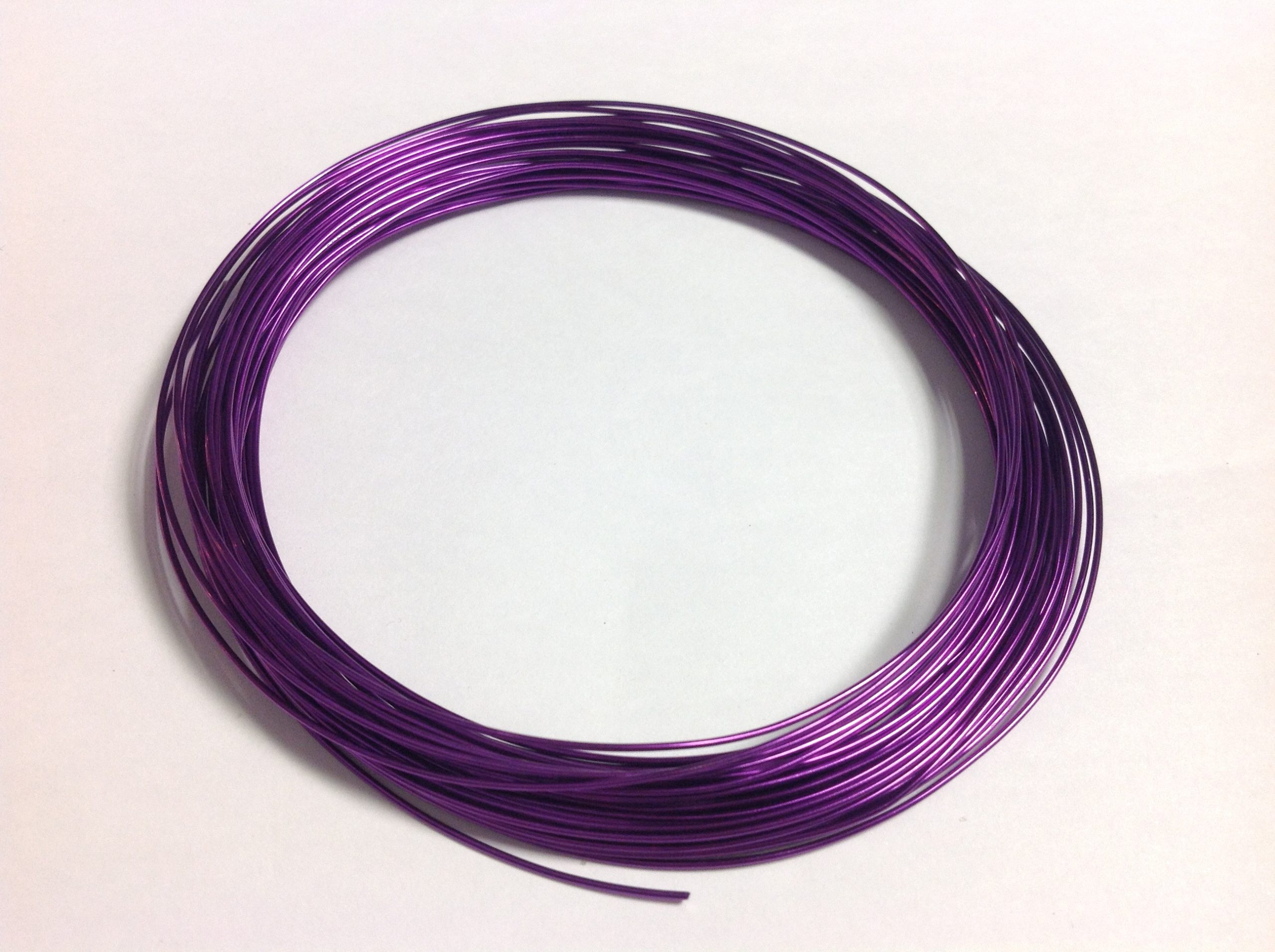 Pack of 1 - Purple 0.8mm x 10m Aluminium Wire