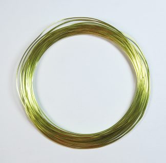 Pack of 1 - Yellow Green 0.8mm x 10m Aluminium Wire