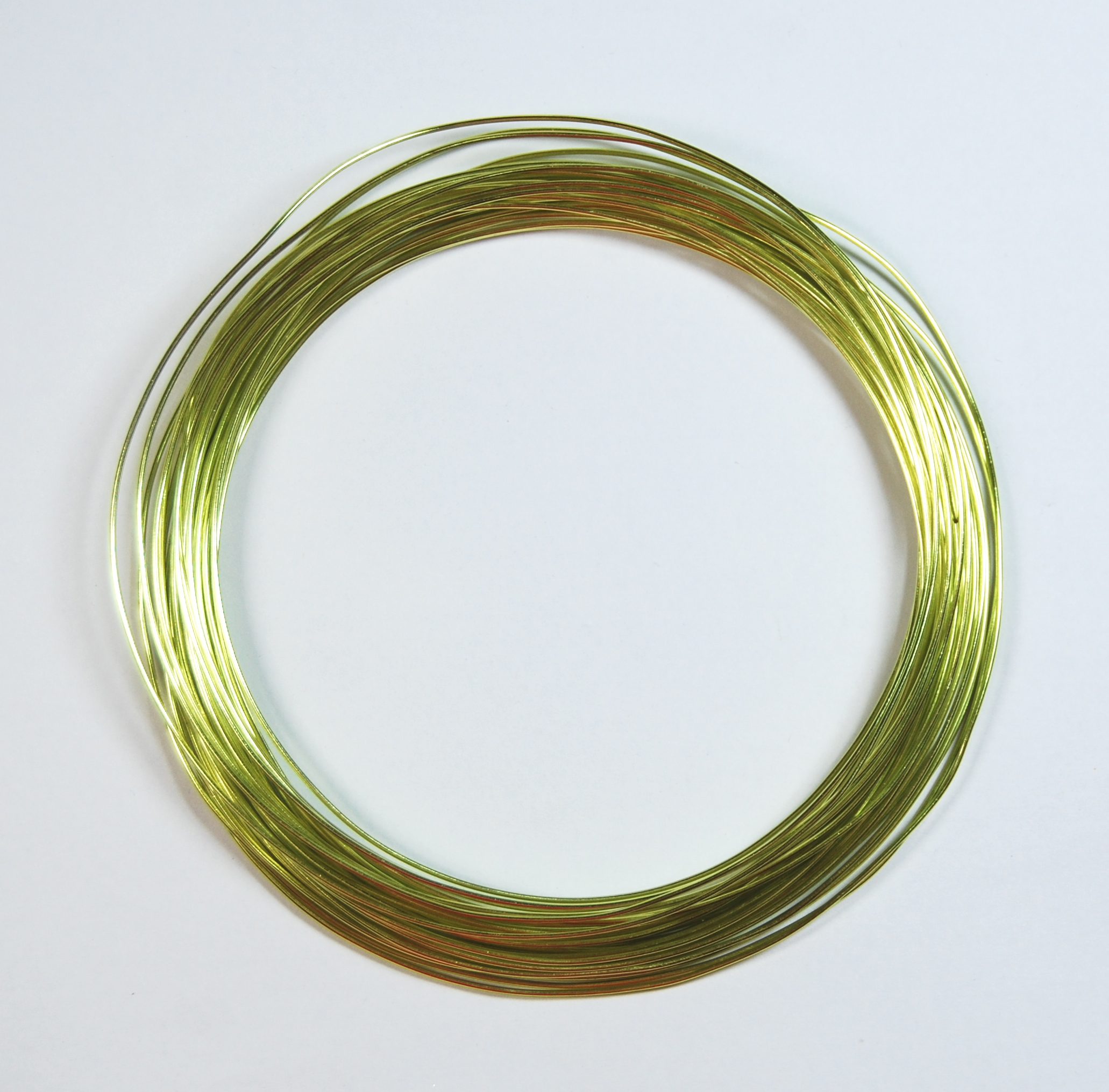Pack of 1 - Yellow Green 0.8mm x 10m Aluminium Wire