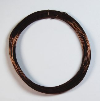 Pack of 1 - Chestnut Brown 0.8mm x 20m Aluminium Wire