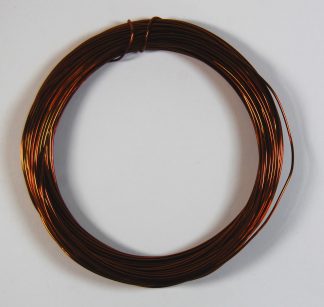 Pack of 1 - Chestnut Brown 1.0mm x 20m Aluminium Wire