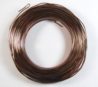 Pack of 1 - Brown 1.5mm x 100m Aluminium Wire