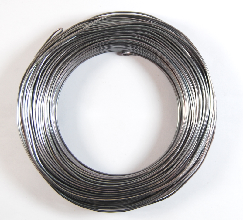 Pack of 1 - Dark Grey 1.5mm x 100m Aluminium Wire