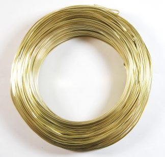Pack of 1 - Light Gold 1.5mm x 100m Aluminium Wire
