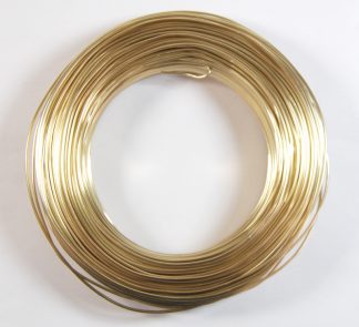 Pack of 1 - Pale Gold 1.5mm x 100m Aluminium Wire