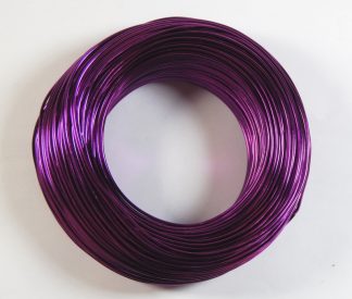 Pack of 1 - Purple 1.5mm x 100m Aluminium Wire