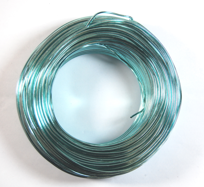Pack of 1 - Sky Blue 1.5mm x 100m Aluminium Wire