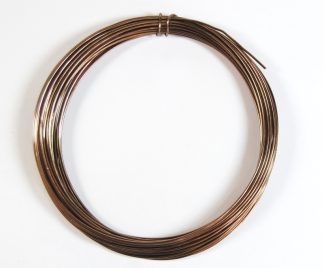 Pack of 1 - Brown 1.0mm x 10m Aluminium Wire