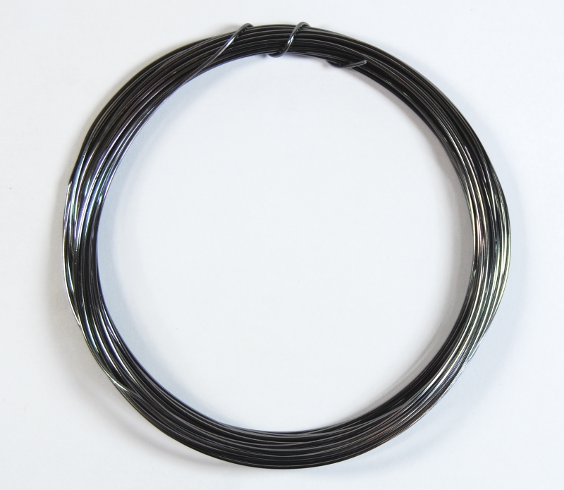 Pack of 1 - Dark Grey 1.0mm x 10m Aluminium Wire