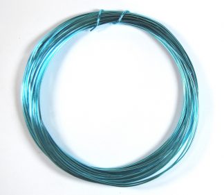 Pack of 1 - Deep Sky Blue 1.0mm x 10m Aluminium Wire