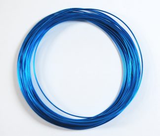 Pack of 1 - Dodger Blue 1.0mm x 10m Aluminium Wire