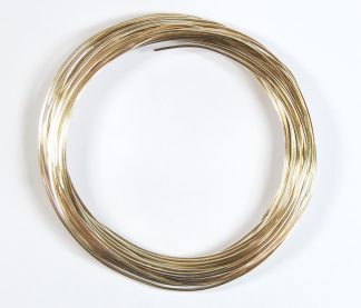 Pack of 1 - Pale Gold 1.0mm x 10m Aluminium Wire