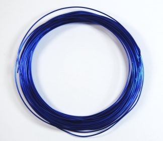 Pack of 1 - Royal Blue 1.0mm x 10m Aluminium Wire