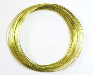 Pack of 1 - Yellow Green 1.0mm x 10m Aluminium Wire