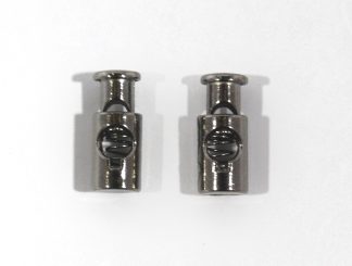 20mm Gun Metal Cord Stopper Lock Toggle Ends