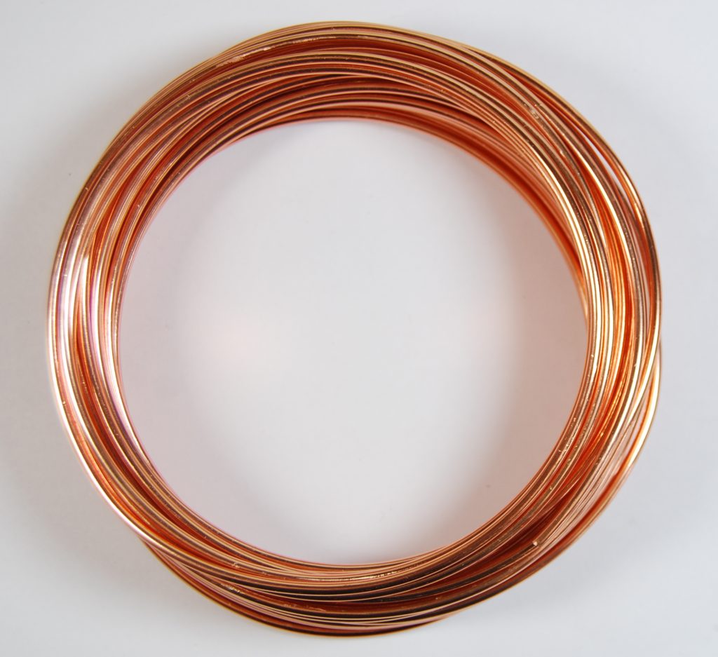 Pack of 1 Light Copper 2.5mm x 10m Aluminium Wire CelloExpress