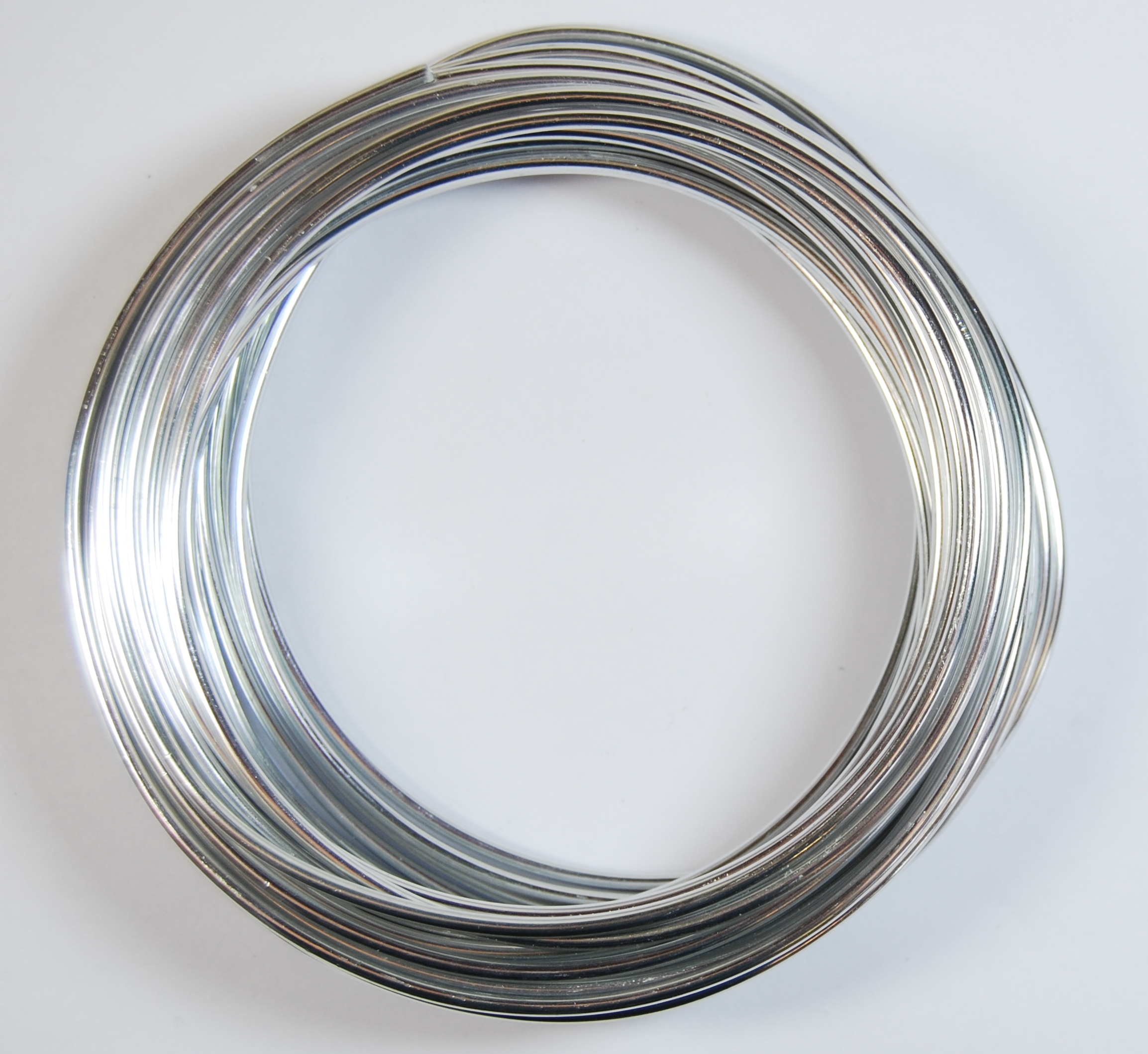 Pack of 1 - Silver 2.5mm x 10m Aluminium Wire