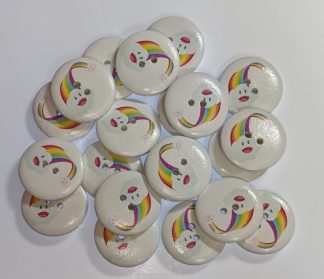 25mm_Rainbow_with_Smiley_Clouds_Buttons celloexpress