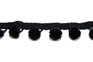 Black Pom Pom Lace Trim celloexpress