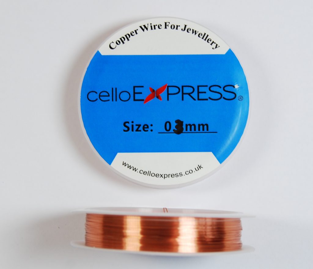 Pack of 1 Copper 0.3mm x 15m Silver Plated Permanent Colour Copper