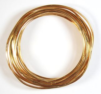 Pack of 1 - Dark Gold 2mm x 5m Aluminium Wire