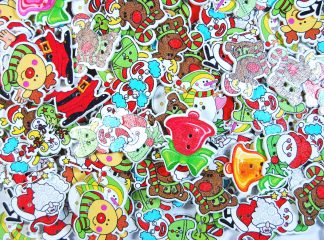 Christmas Wooden Buttons - Christmas Mix Type 5