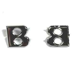 Alphabet Rivet Studs - Letter B - 15mm