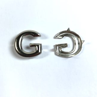 Alphabet Rivet Studs - Letter G - 15mm