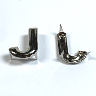 Alphabet Rivet Studs - Letter J - 15mm