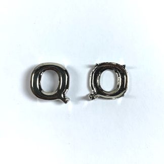 Alphabet Rivet Studs - Letter Q - 15mm