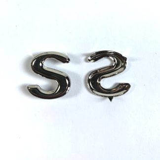 Alphabet Rivet Studs - Letter S - 15mm