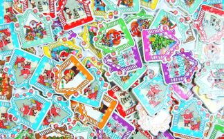 Christmas Wooden Buttons - House Type 2